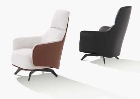 Кресло Poliform KAORI LOUNGE LEATHER image 3