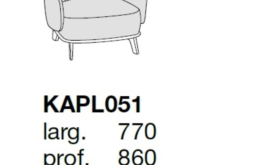 Кресло от фабрики Poliform модель KAPL051