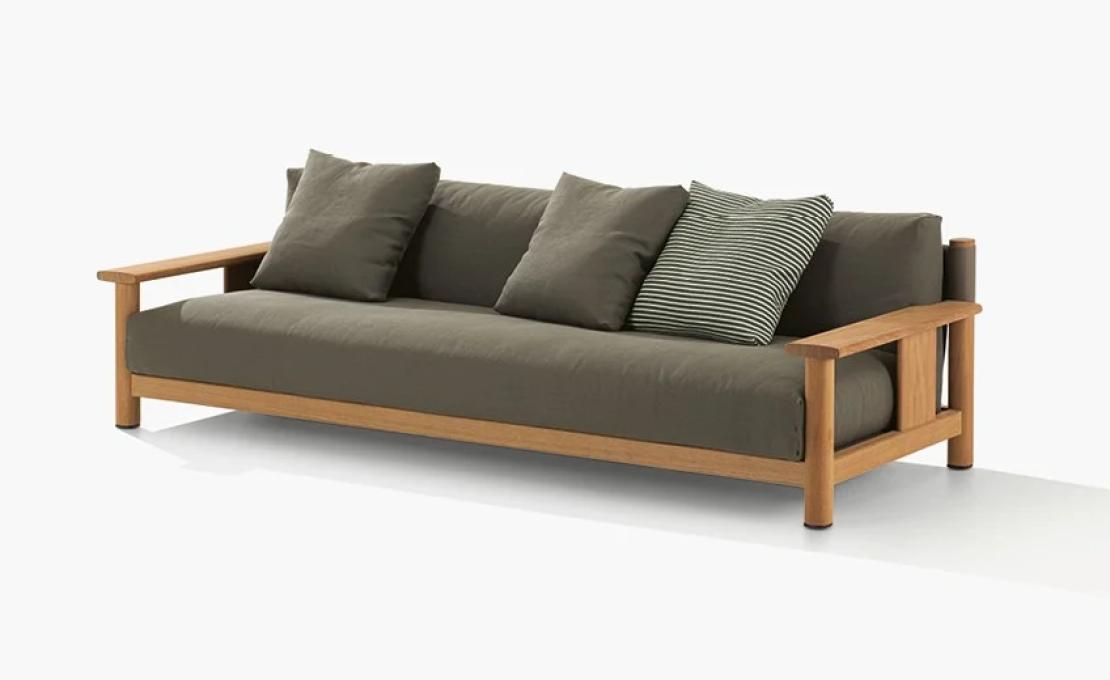 Уличный диван от фабрики Poliform модель KETCH SOFA