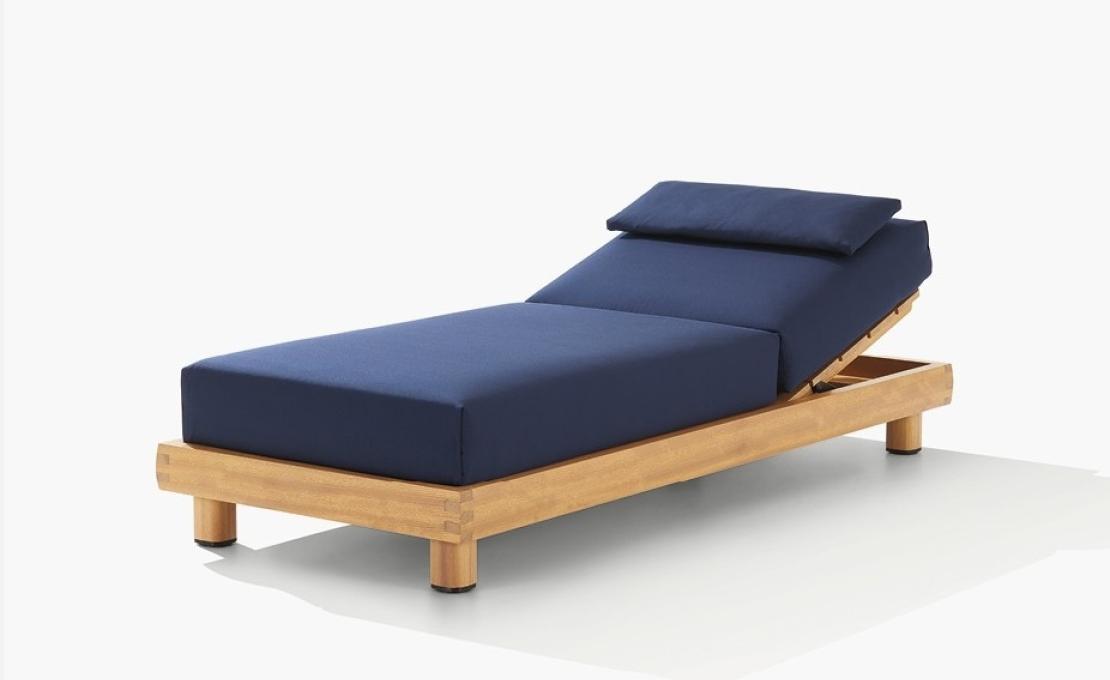 Шезлонг уличныйот фабрики Poliform модель KETCH SUNBED