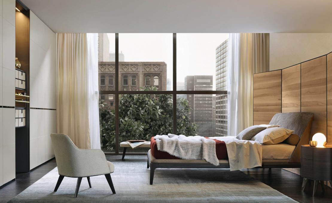 Кровать от фабрики Poliform модель Kelly Bed