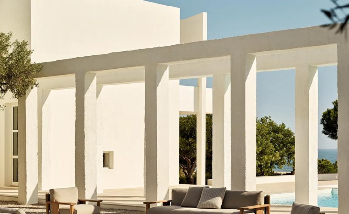 Уличный диван от фабрики Poliform модель KETCH SOFA