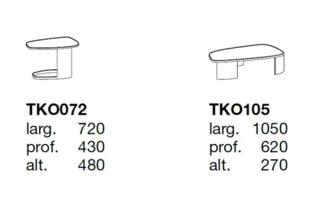 Журнальный столик от фабрики Poliform модель Koishi Side Table