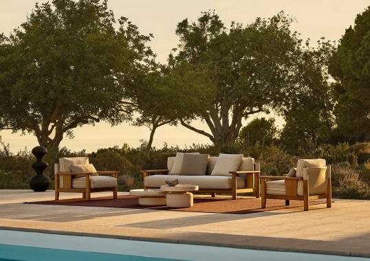 Уличный диван от фабрики Poliform модель KETCH SOFA