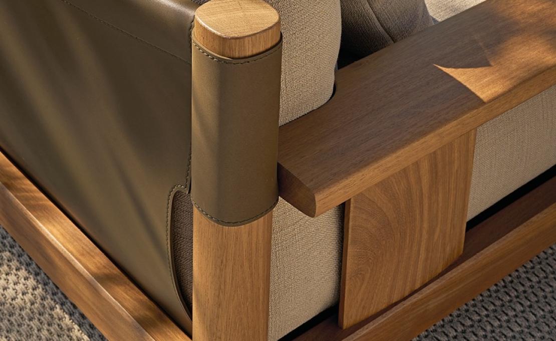 Уличное кресло от фабрики Poliform модель KETCH ARM