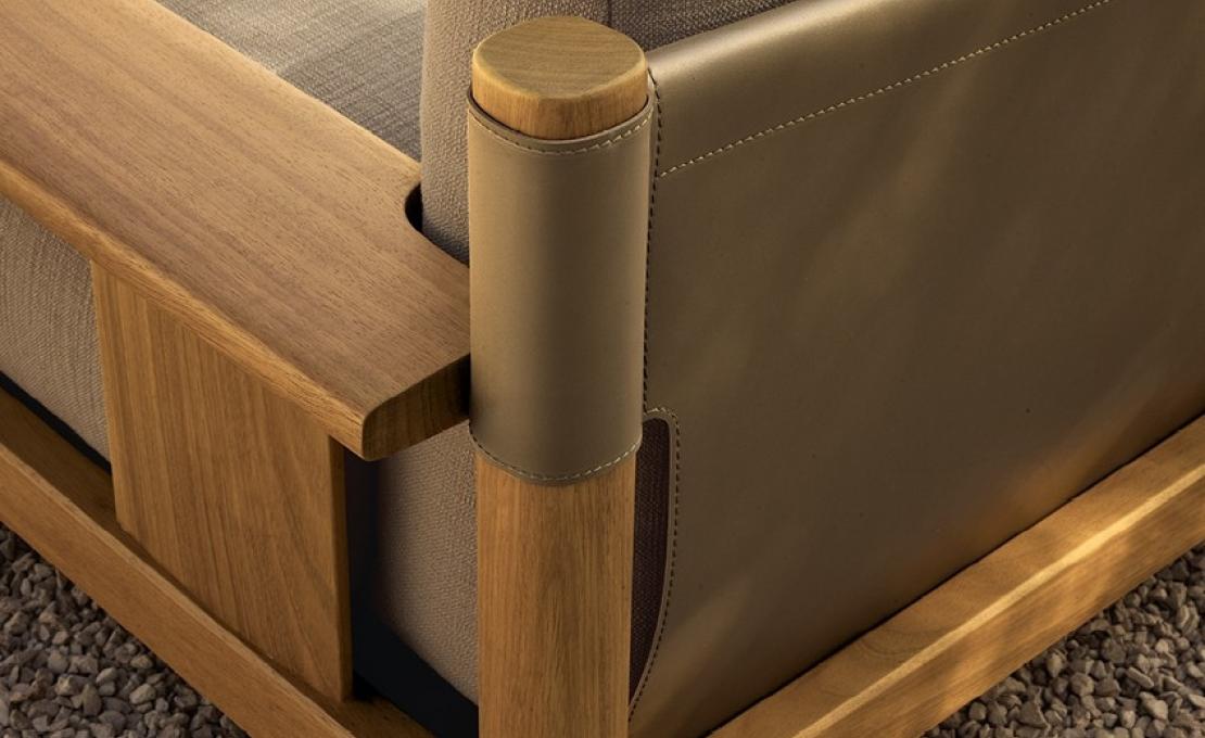 Уличный диван от фабрики Poliform модель KETCH SOFA