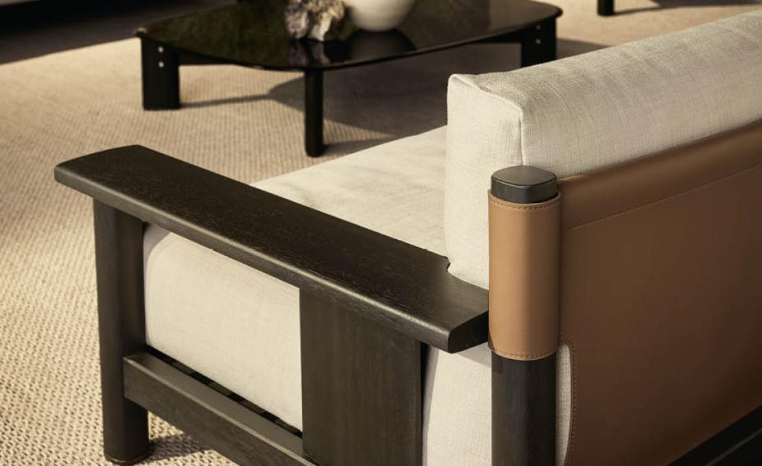 Уличный диван от фабрики Poliform модель KETCH SOFA