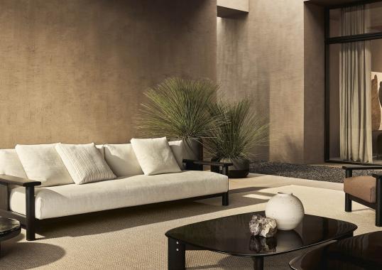 Уличный диван от фабрики Poliform модель KETCH SOFA