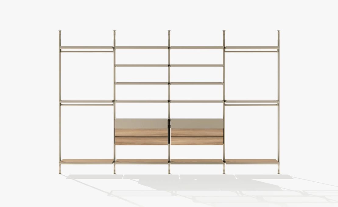 Стеллаж для книг от фабрики Poliform модель Lexington Night System