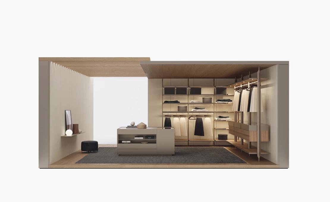 Стеллаж для книг от фабрики Poliform модель Lexington Night System