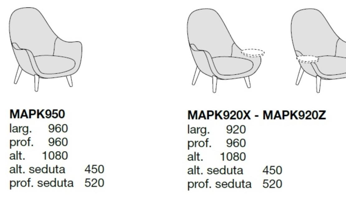 Кресло от фабрики Poliform модель Mad King Arm