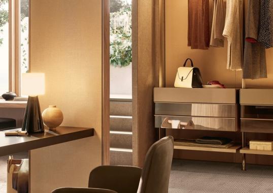 Стеллаж для книг от фабрики Poliform модель Lexington Night System