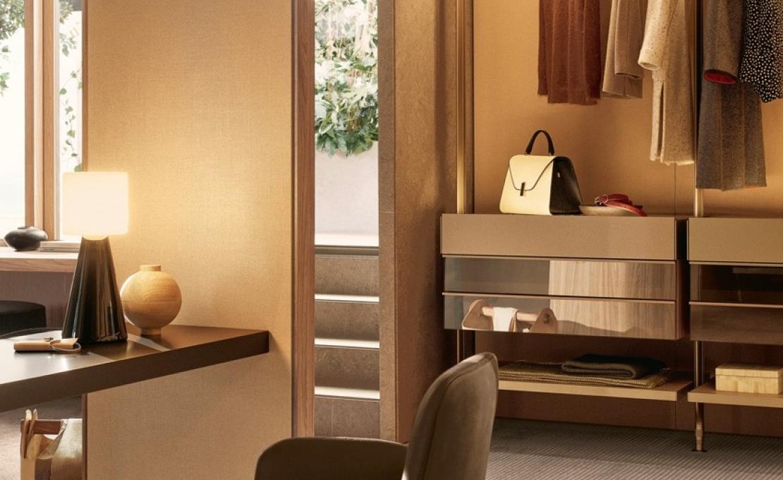 Стеллаж для книг от фабрики Poliform модель Lexington Night System