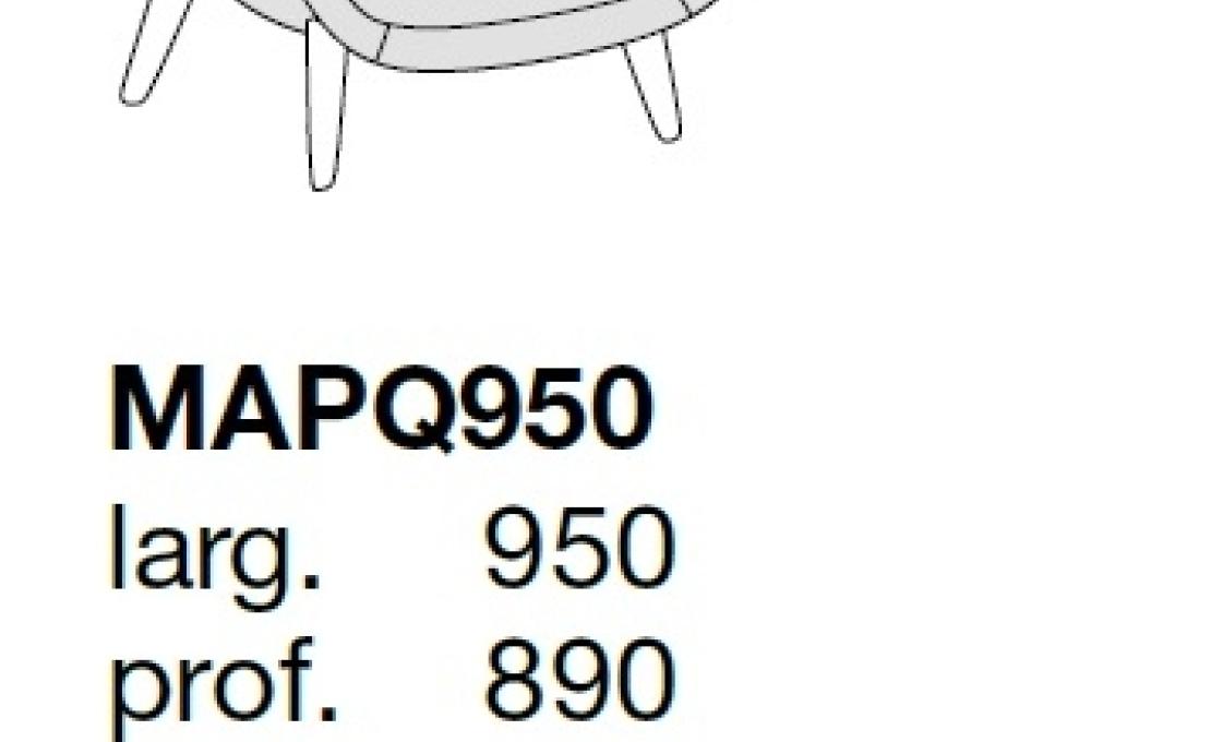 Кресло от фабрики Poliform модель MAPQ950