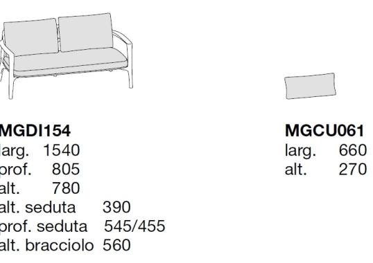 Уличный диван Poliform MAGNOLIA SOFA image 2