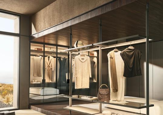 Стеллаж для книг от фабрики Poliform модель Lexington Night System