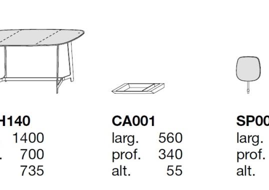Письменный стол Poliform SMH140 image 2
