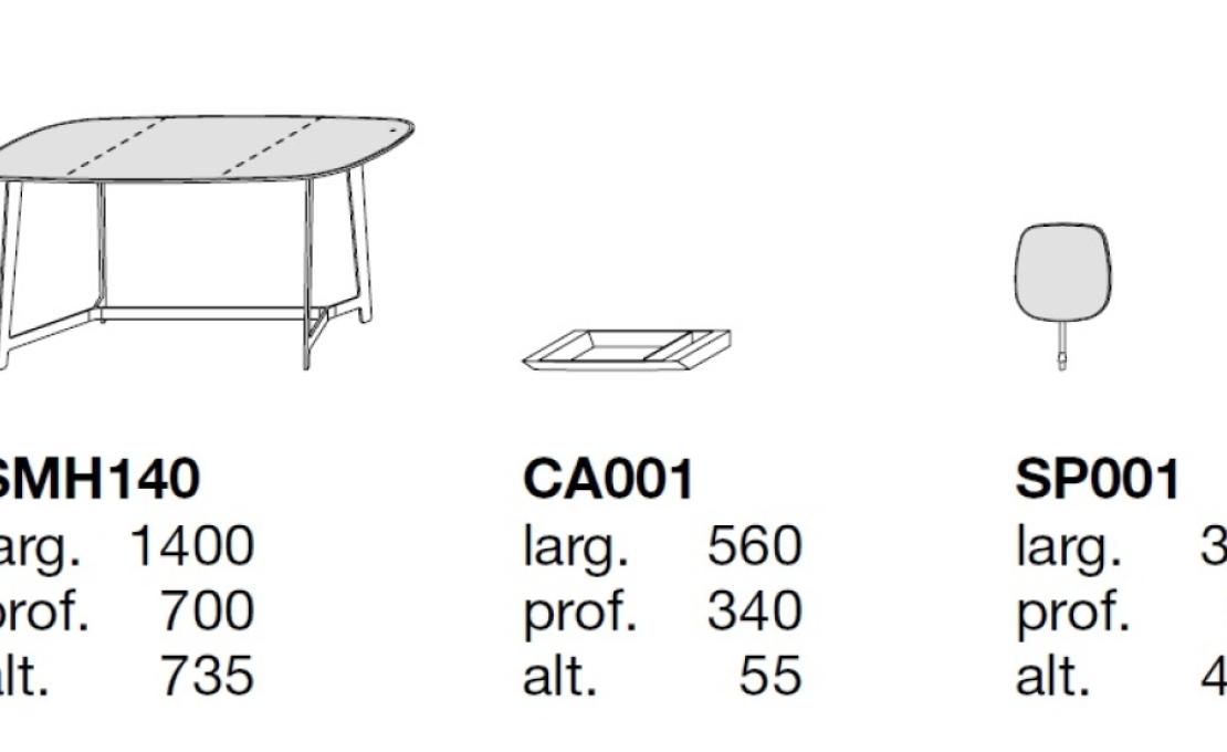 Письменный стол от фабрики Poliform модель SMH140