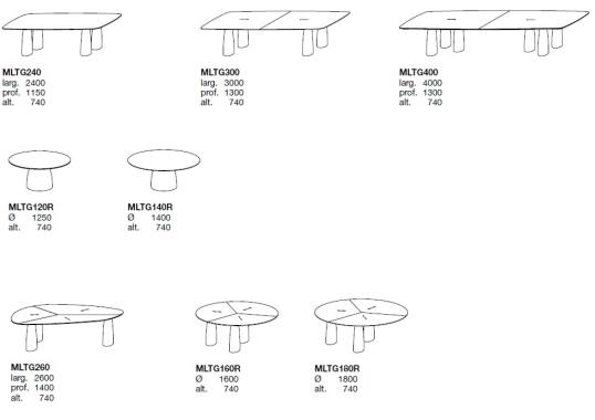 Стол Poliform MONOLITH INDOOR TABLE image 2