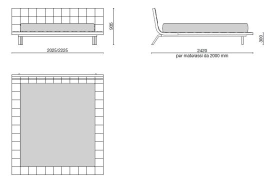 Кровать Poliform Onda Bed image 2