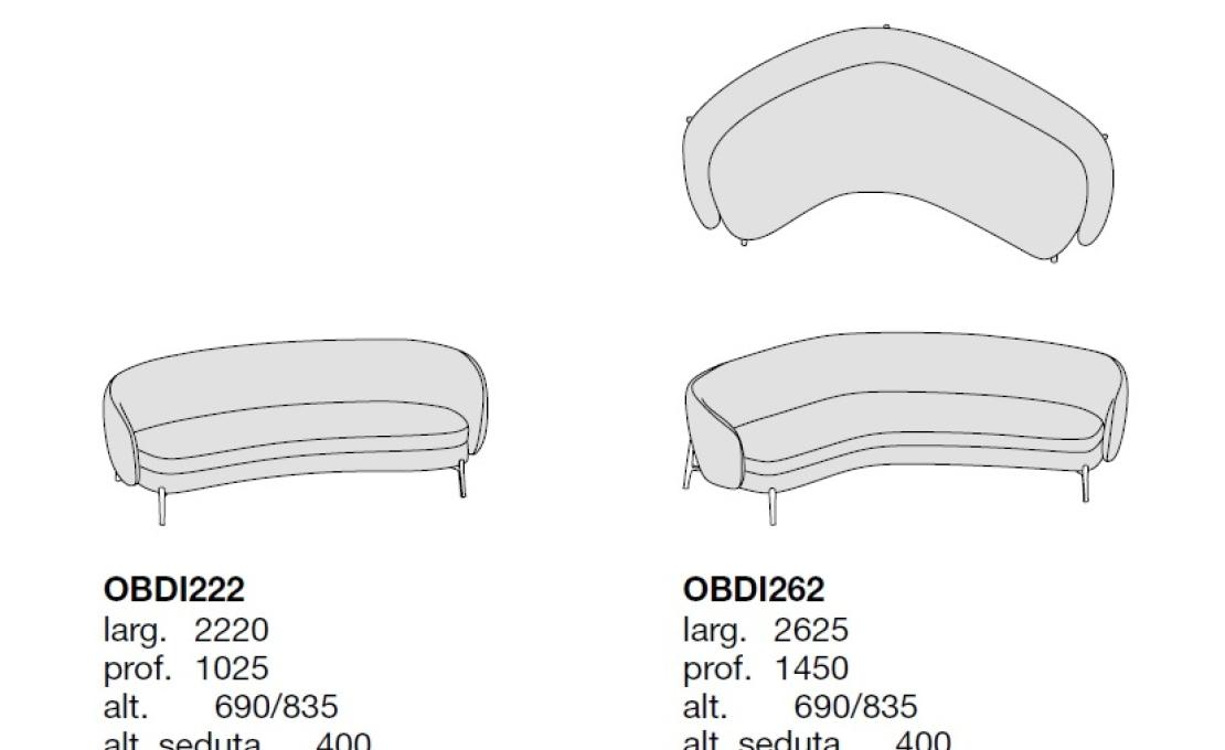 Диван от фабрики Poliform модель ORBIS SOFA