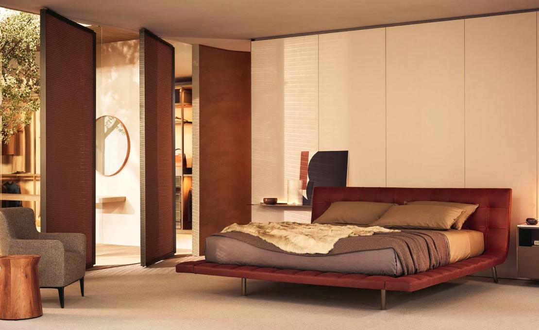 Кровать от фабрики Poliform модель Onda Bed 