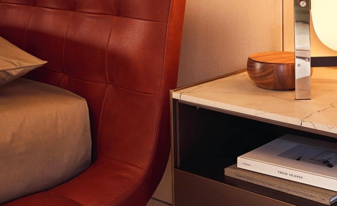 Кровать от фабрики Poliform модель Onda Bed 