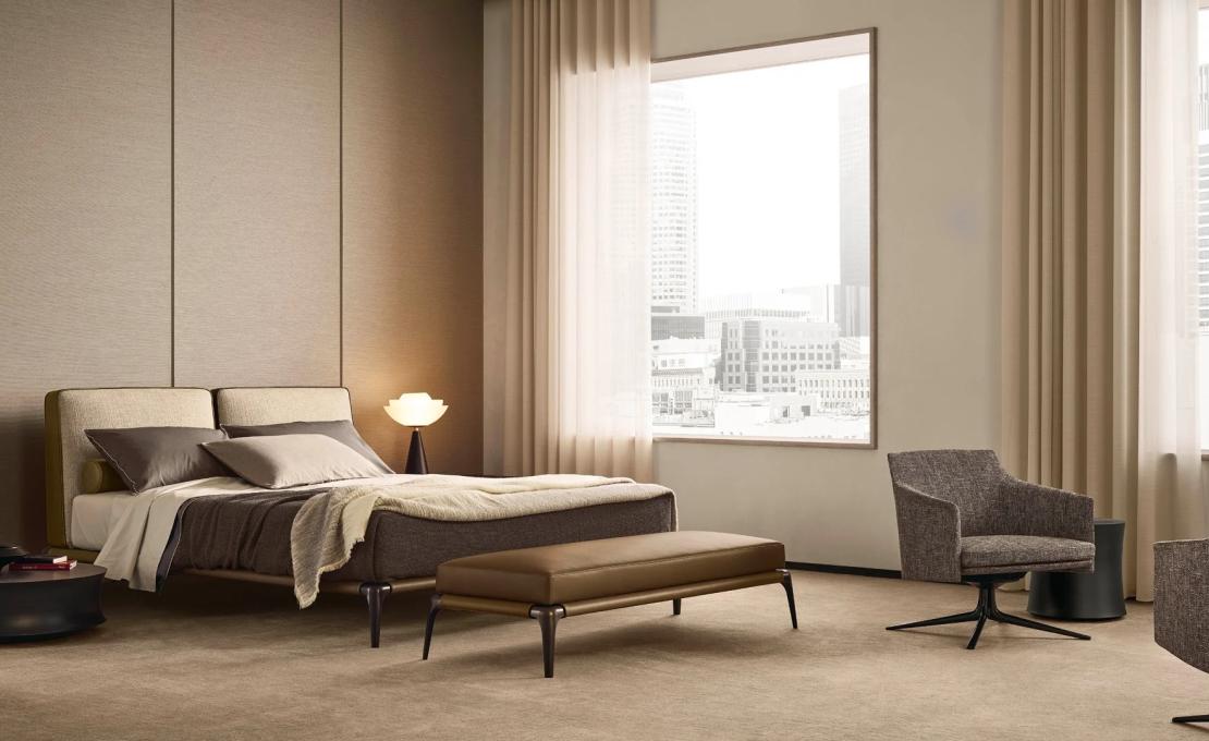 Кровать от фабрики Poliform модель Park 1 Bed