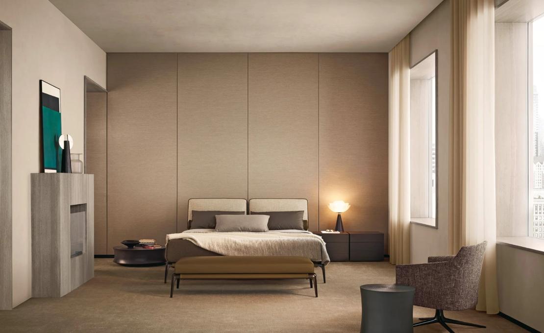 Кровать от фабрики Poliform модель Park 1 Bed