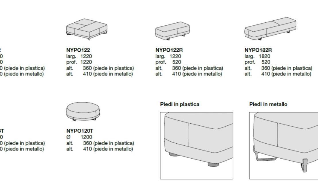 Пуф от фабрики Poliform модель New York Pouf