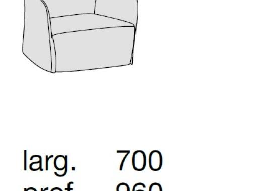 Кресло Poliform Santa Monica Lounge image 2