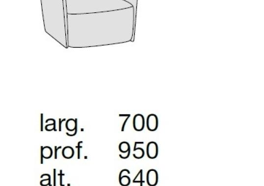 Кресло Poliform Santa Monica image 2