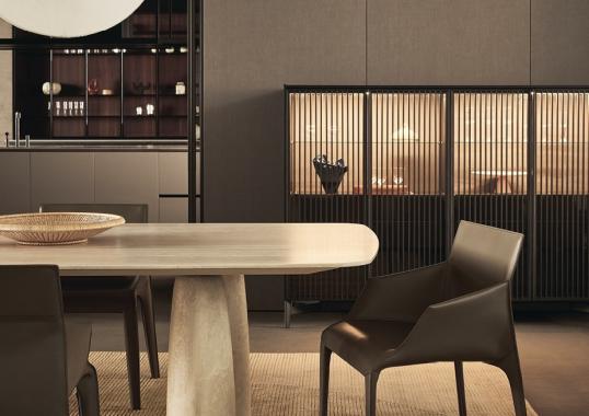 Стул Poliform Seattle Chair With Armrests image 4