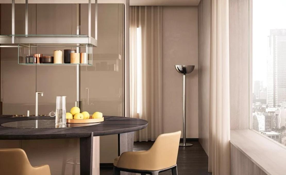 Кухни от фабрики Poliform модель Shape Kitchen