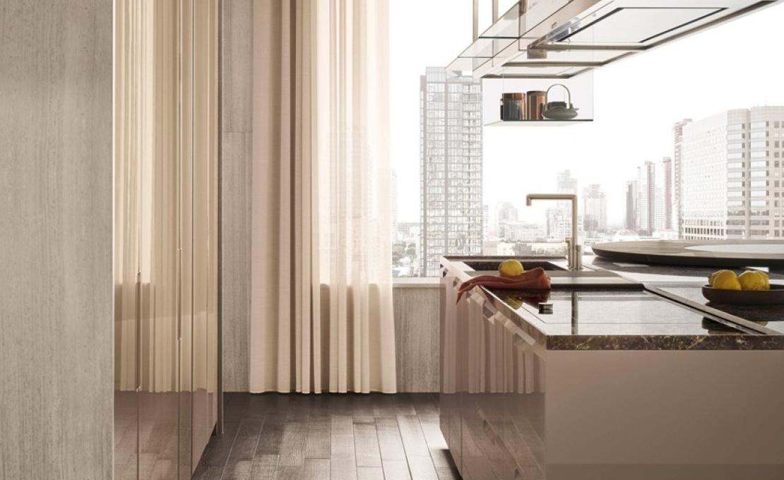 Кухни от фабрики Poliform модель Shape Kitchen