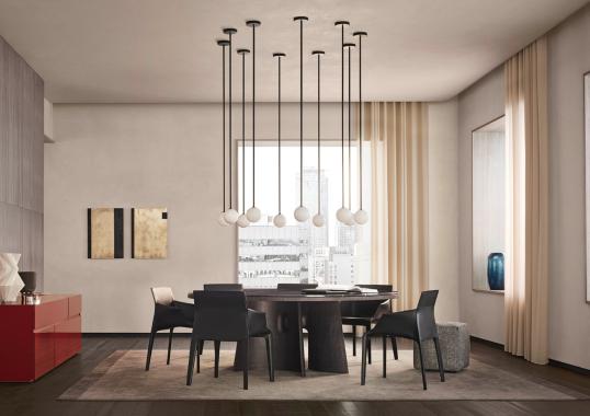 Стул от фабрики Poliform модель Seattle  With Armrests 