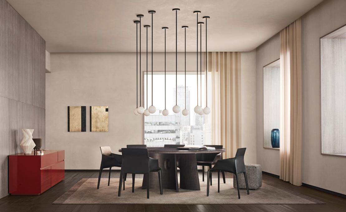 Стул от фабрики Poliform модель Seattle  With Armrests 