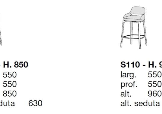 Барный стул Poliform Sophie Lite Stool image 2