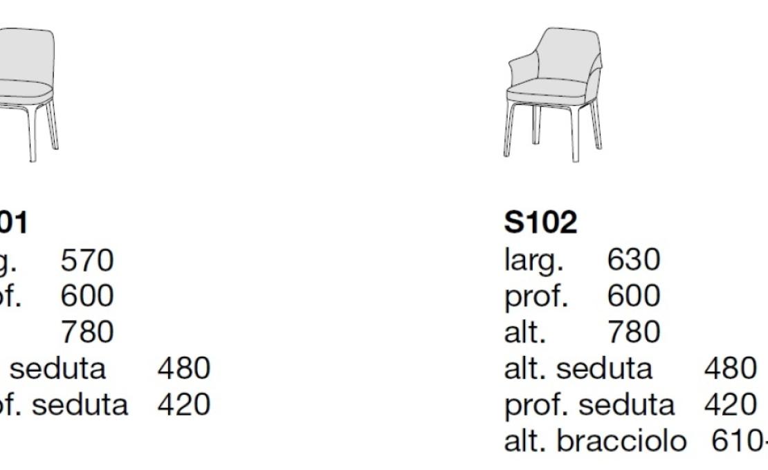 Стул от фабрики Poliform модель Sophie 