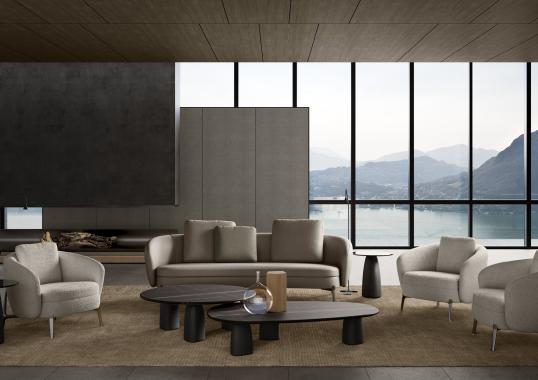 Журнальный столик от фабрики Poliform модель STRATA INDOOR 