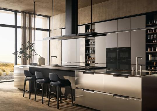 Кухни от фабрики Poliform модель Shape Kitchen