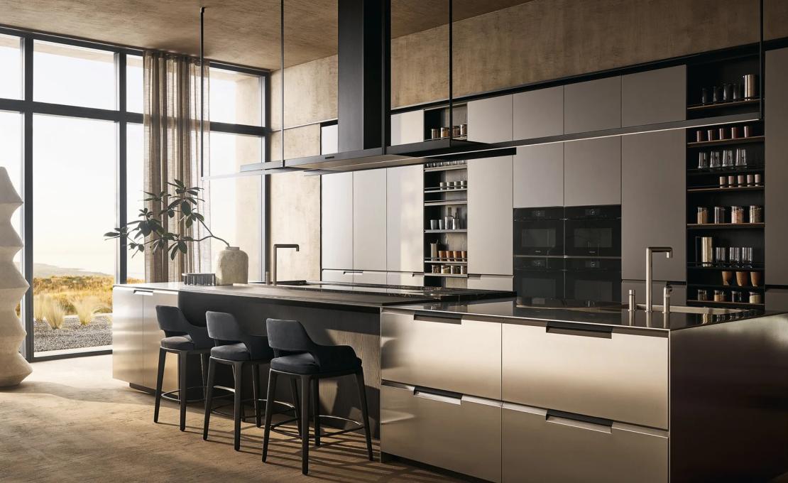 Кухни от фабрики Poliform модель Shape Kitchen