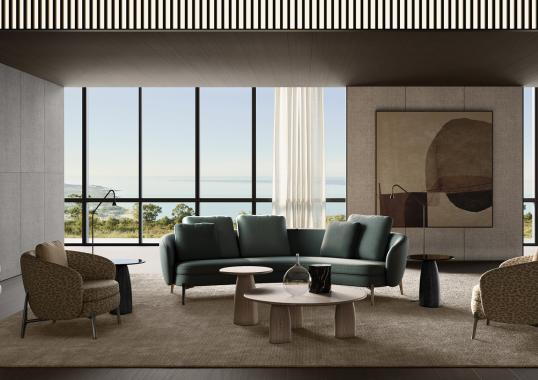 Журнальный столик от фабрики Poliform модель STRATA INDOOR 