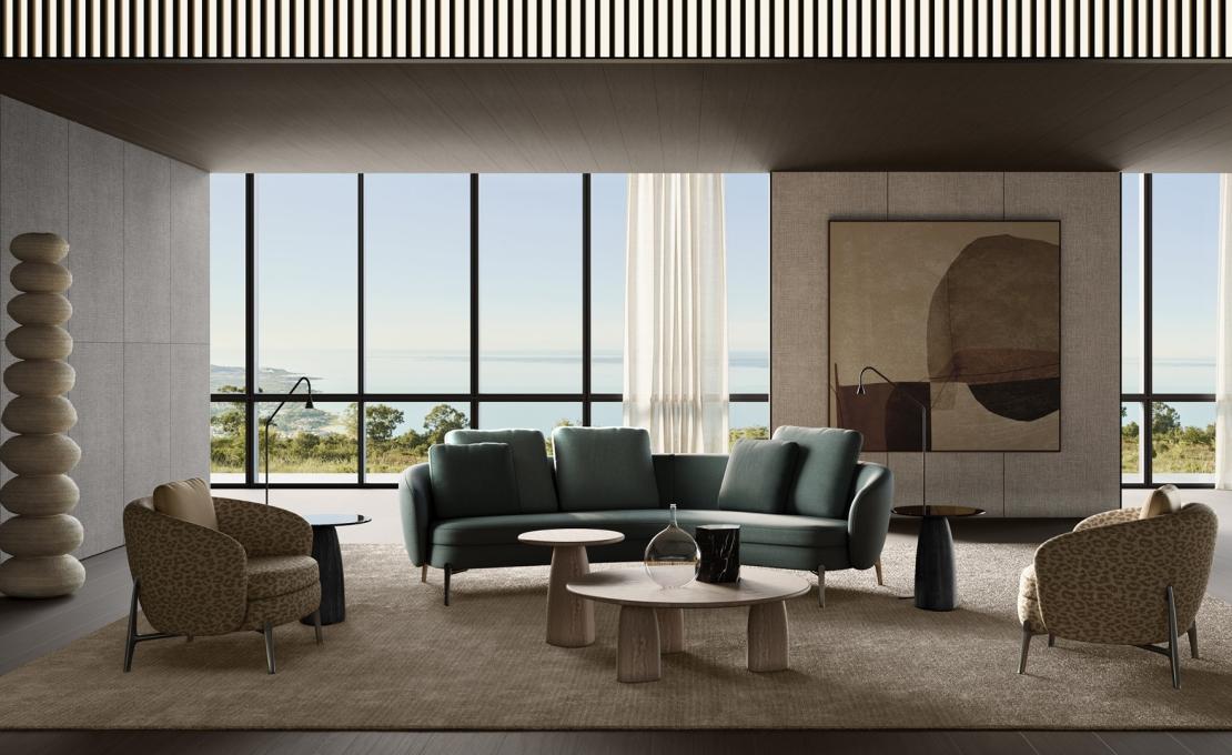 Журнальный столик от фабрики Poliform модель STRATA INDOOR 