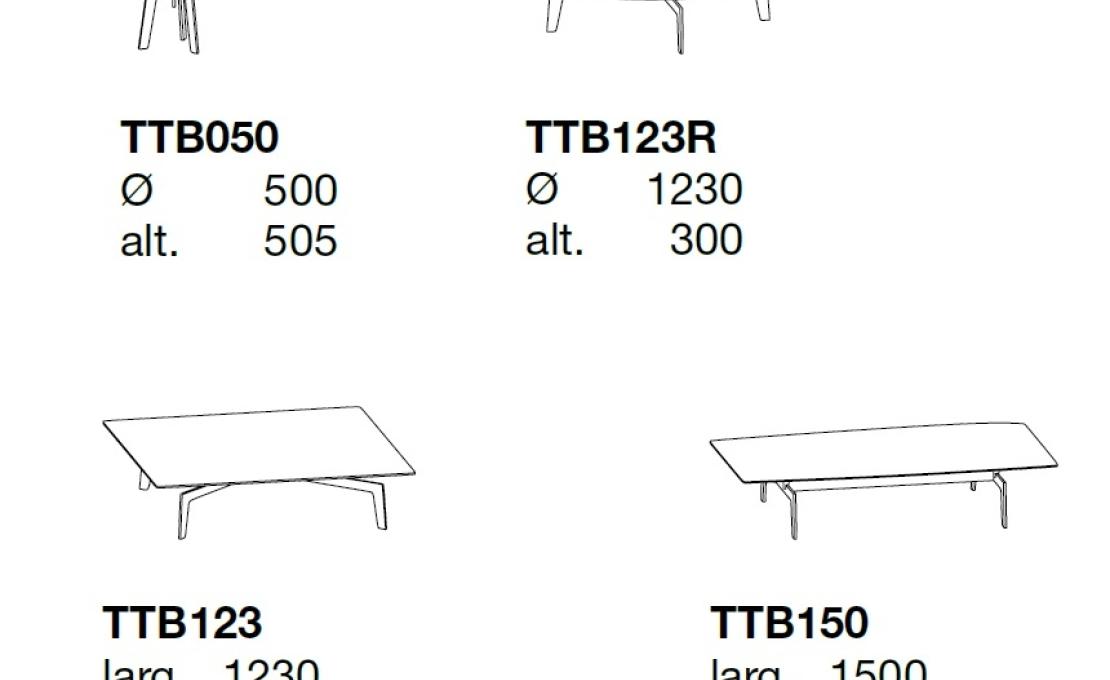 Журнальный столик от фабрики Poliform модель Tribeca  