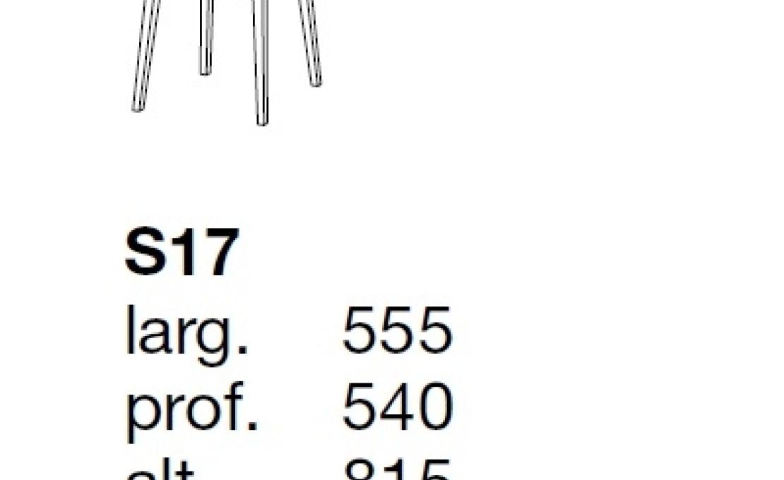 Стул от фабрики Poliform модель Ventura  With Armrests 