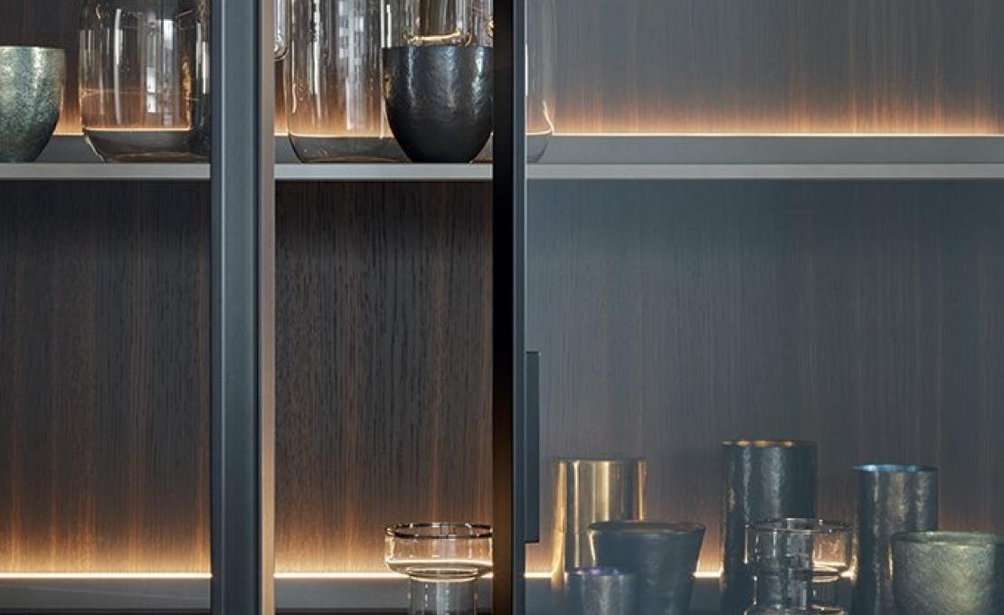 Стеллаж для книг от фабрики Poliform модель Wall System Poliform 