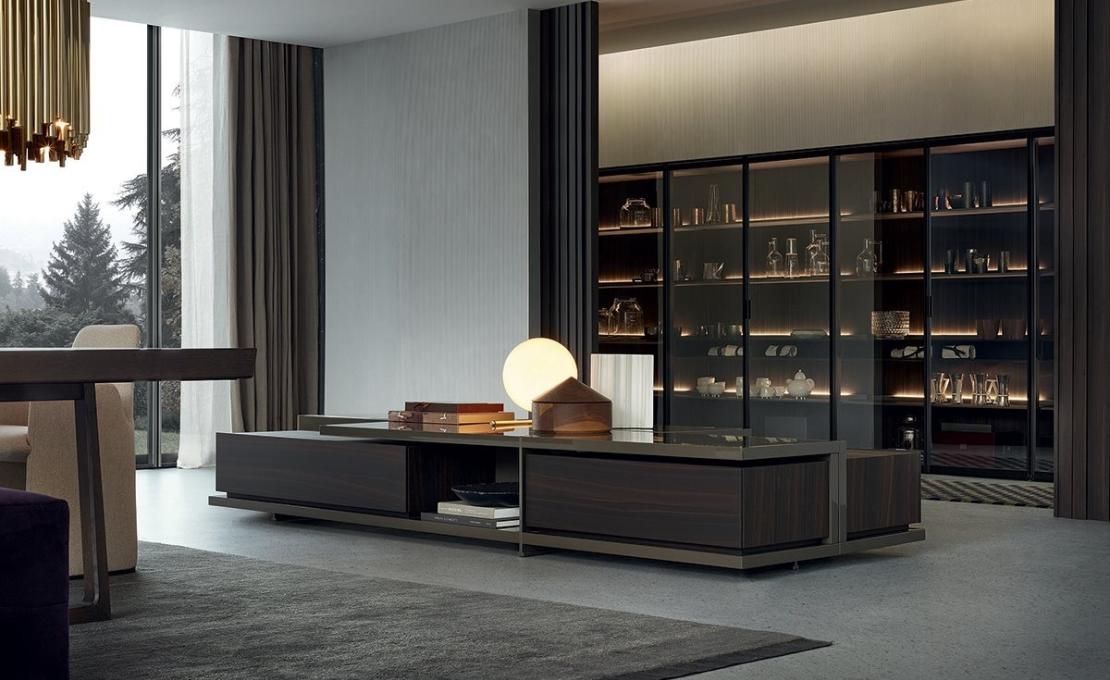 Стеллаж для книг от фабрики Poliform модель Wall System Poliform 