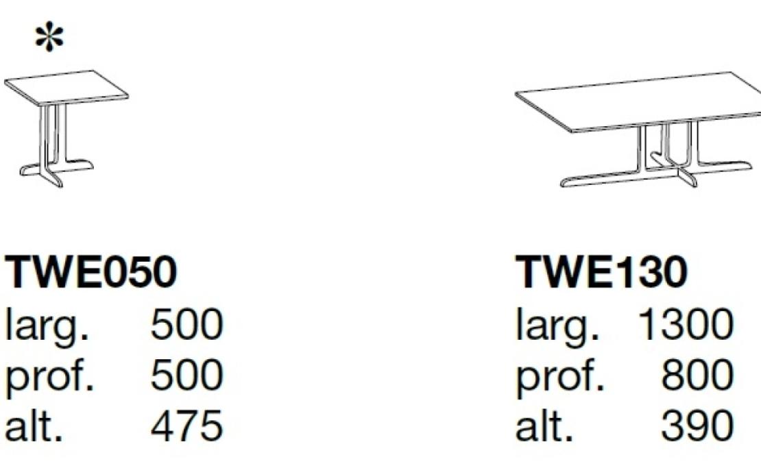 Журнальный столик от фабрики Poliform модель Westside  in Metal
