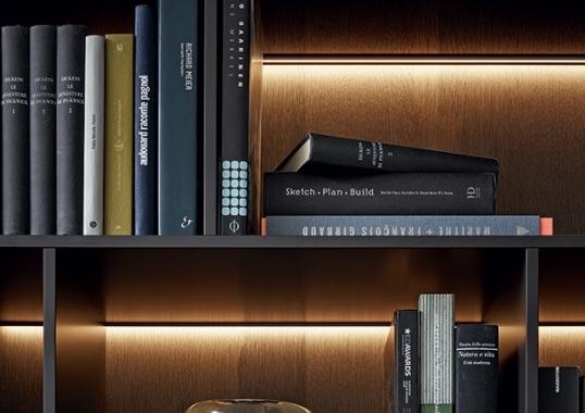 Стеллаж для книг от фабрики Poliform модель Wall System Poliform 